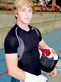 UCT fencer Jacques Viljoen