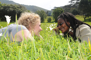 Lauren Steyn and Shumi Chimombe