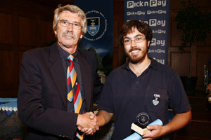 Angus Morrison (right) Leadership Award