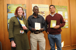 Gillian de Villiers, Dr Shadreck Chirikure and Prof David Jacobs