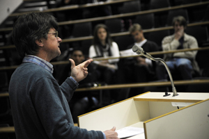 Prof Hugh Corder addresses the Black Law Students' Forum