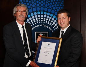 Brendon Gliddon (right) photographed with John Donald