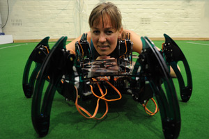 Leanne Robertson's functional six-legged robot