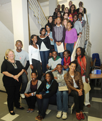 The first group of students to complete the Global Citizenship