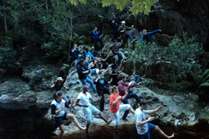 Members of the UCT Tai Chi and Aikido clubs joined forces at a weekend camp in Betty's Bay