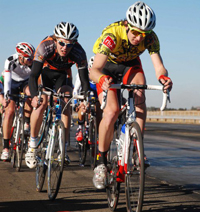 Wheels turn for men's cycling