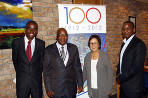 Dr Aaron Motsoaledi & Prof Marian Jacobs