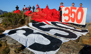 Climate change protest