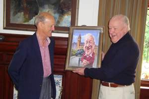 Sir Frank Berman and Dr Stuart Saunders
