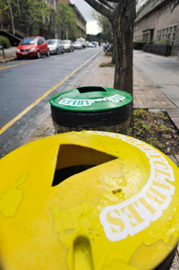 Recycling bins