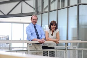 Profs Jack Fletcher and Jenni Case