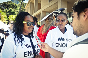 Protest march against gender violence