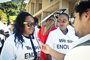 Protest march against gender violence