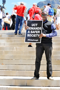 Protest march against gender violence