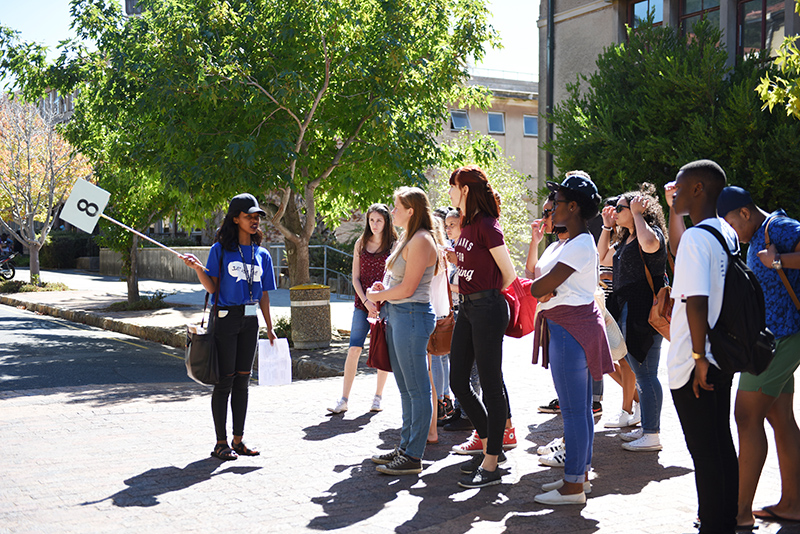 Activities on campus kicked off with Orientation week and campus tours for first-year students in February 2017.