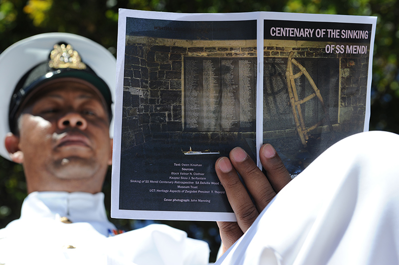 UCT  hosted a military parade and memorial service, held by the Gunners Association Western Cape, to commemorate the sinking of the SS Mendi.