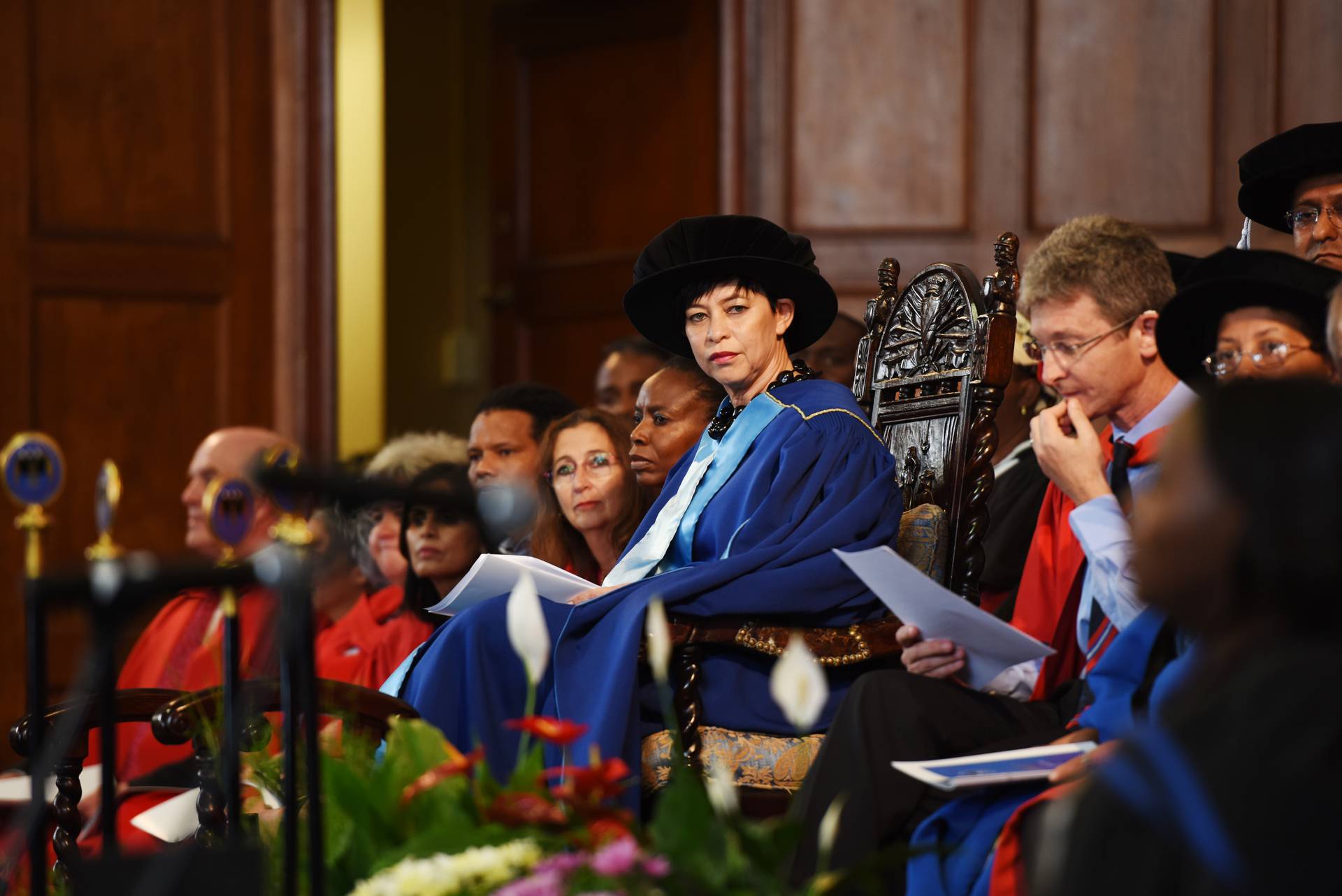 Deputy Vice-Chancellor, Professor Loretta Feris, was the Presiding Officer at several of the graduation ceremonies conferring degrees upon candidates.