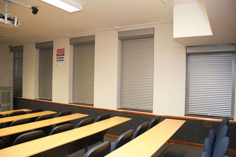 New blinds, seats and desks make classrooms much more pleasant. 