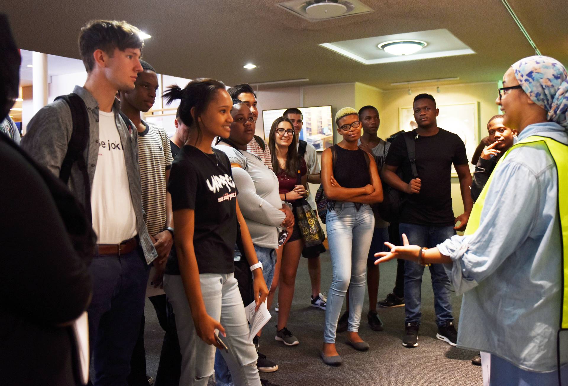 Tour of the UCT libraries with first-year students.