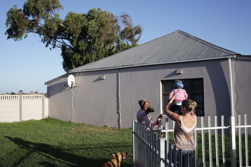 “There are fences everywhere. Vibracrete walls. But also, that distance that people don’t always realise there is. ... This worker’s child plays and is taken care of with the farmer’s children all day long. But then, at the end of the day, there is still the fence in between them.”