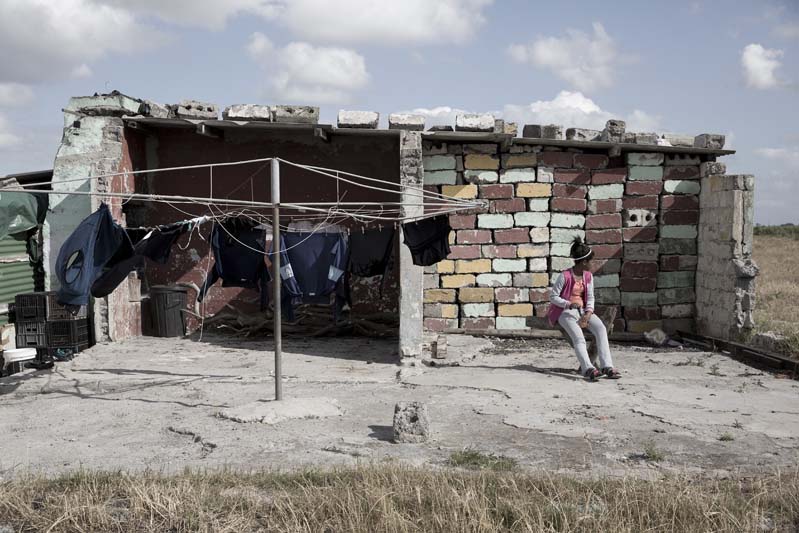 “Farmers will actually break down worker’s cottages to prevent people from occupying these spaces. … This family were given permission to build their home next to the foundation of this old worker’s cottage by the farmer, but they can’t live on the foundation as it will represent a ‘formal structure’ and would allow them legal rights to the space.”