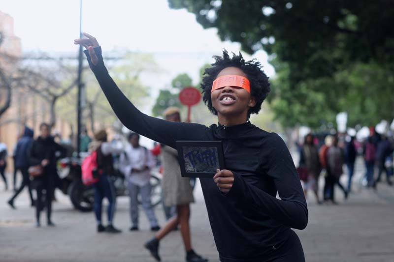 One of the initiators of Open Forum: Making Living Archives and 2018 ICA Curatorial Fellow, Greer Valley, presented live performances in the Cape Town Library and other public spaces, featuring a variety of artists.