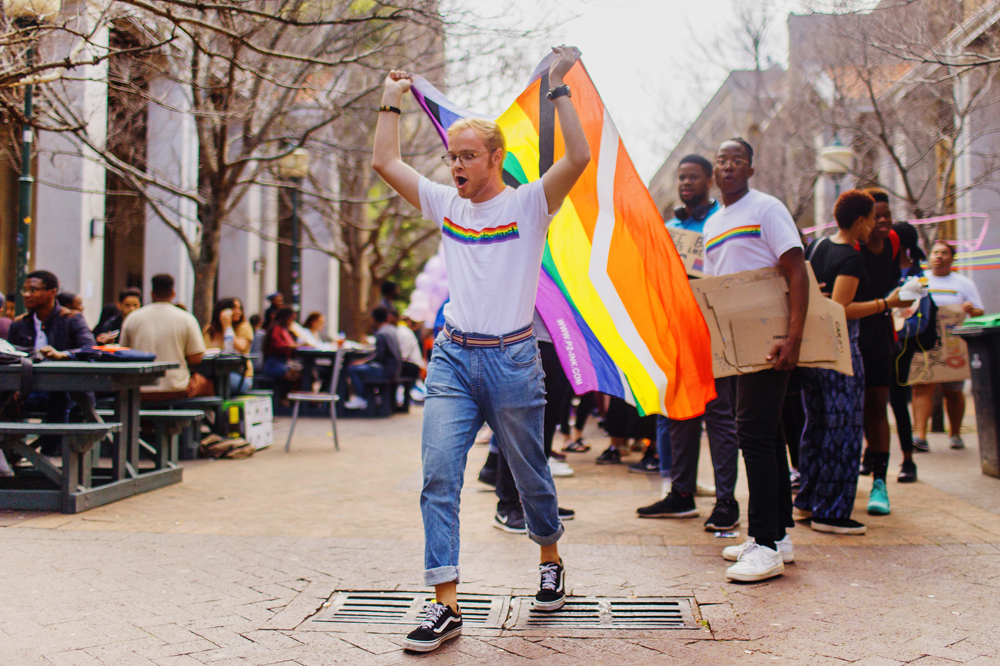 UCT staff and students alike join the lively, colourful Pride march in support of freedom and individuality.