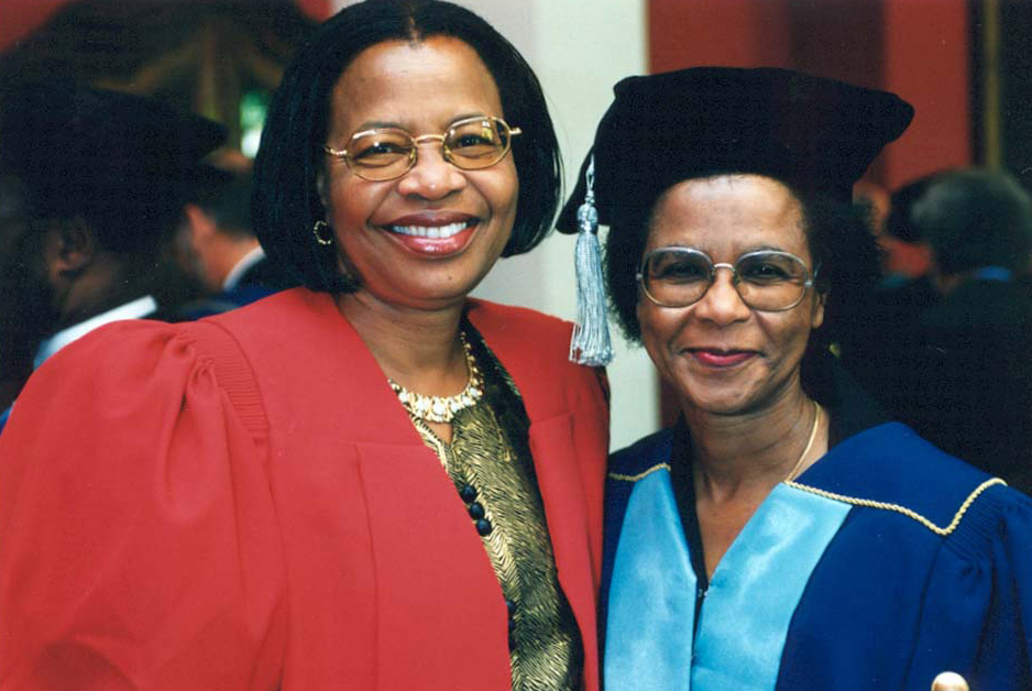 Graca Machel (1999), Doctor of Philosophy. Photo UCT Archives.
