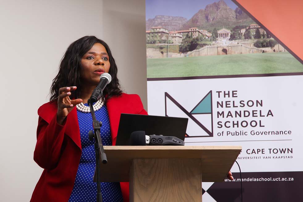 Thuli Madonsela (2015), Doctor of Laws. Photo Je’nine May.
