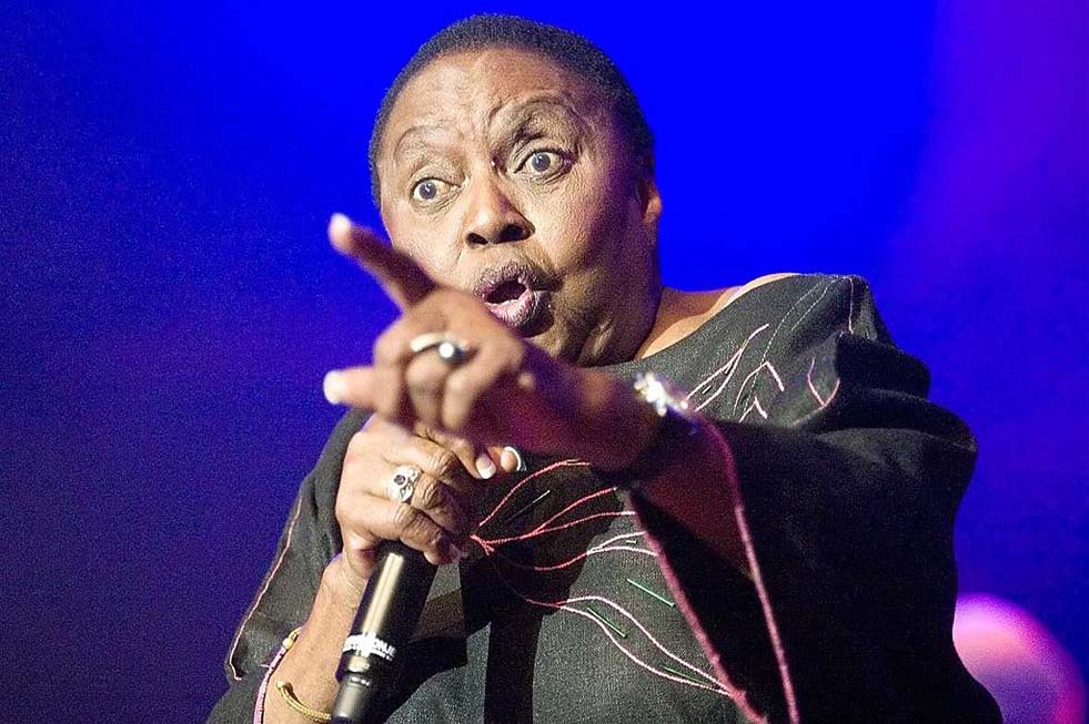 Miriam Makeba (1993), Doctor of Music. Photo Tom Beetz/Wikimedia.
