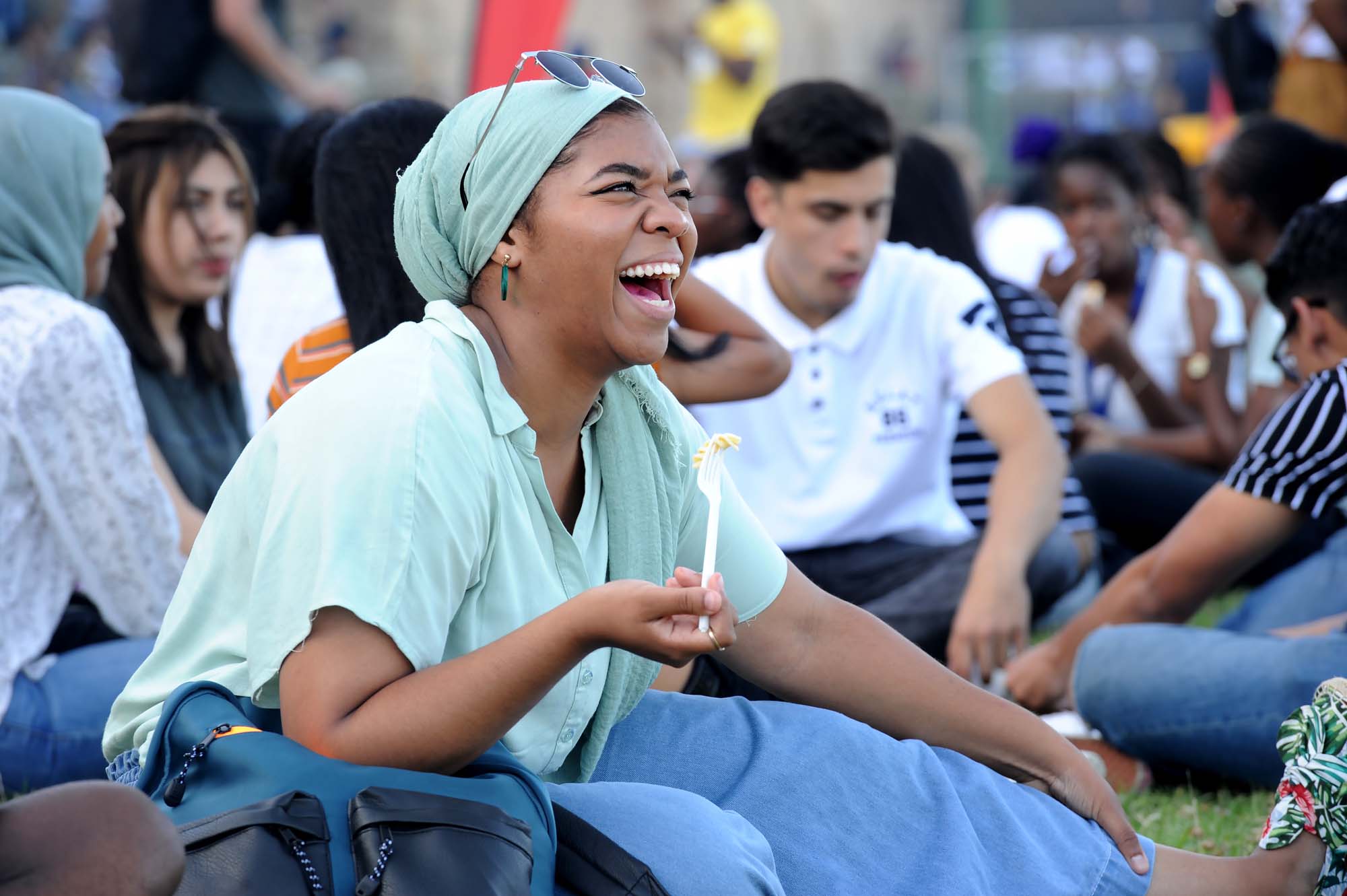 First-years meet and mingle at the 2020 First-years’ Braai, which took place on Thursday, 30 January 2020, on the Green Mile.