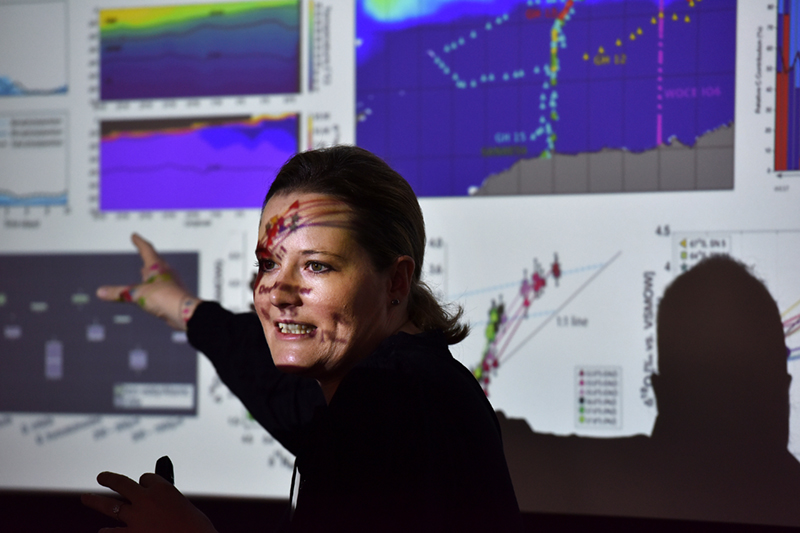 14 PhD and MSc candidates presented their work to their peers at the Oceanography symposium, held at the Hlanganani Junction inside UCT Libraries on upper campus. The symposium titled “Ocean Meets Sky: Oceanographic Research – A Global Perspective”, was hosted by the department on 4 March. It was the first Oceanography departmental symposium at UCT.