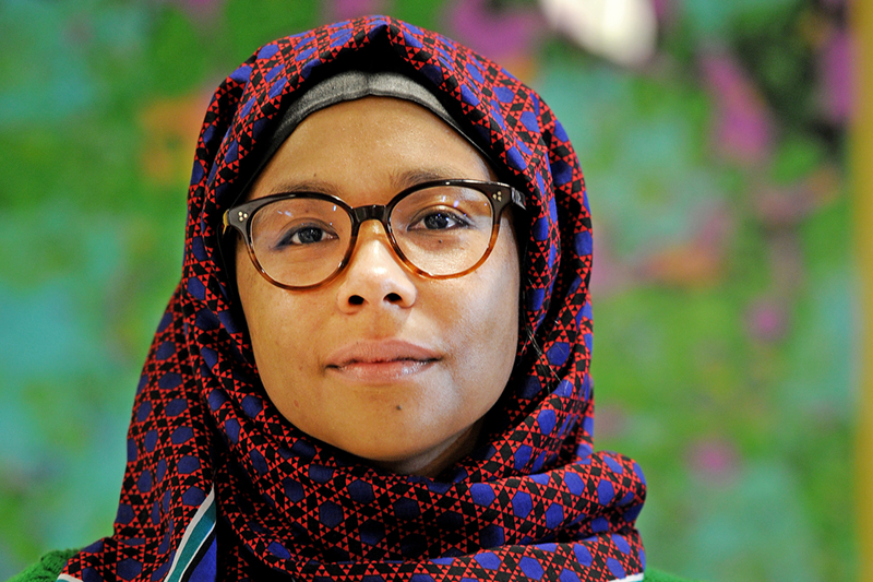 Naadia van der Bergh, a structural biologist, photographed at the New Engineering Building.