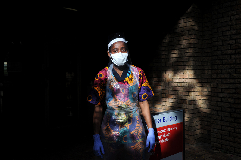 Dr Odirile Obuseng from the Department of Radiation Oncology, photographed at the Faculty of Health Sciences. 