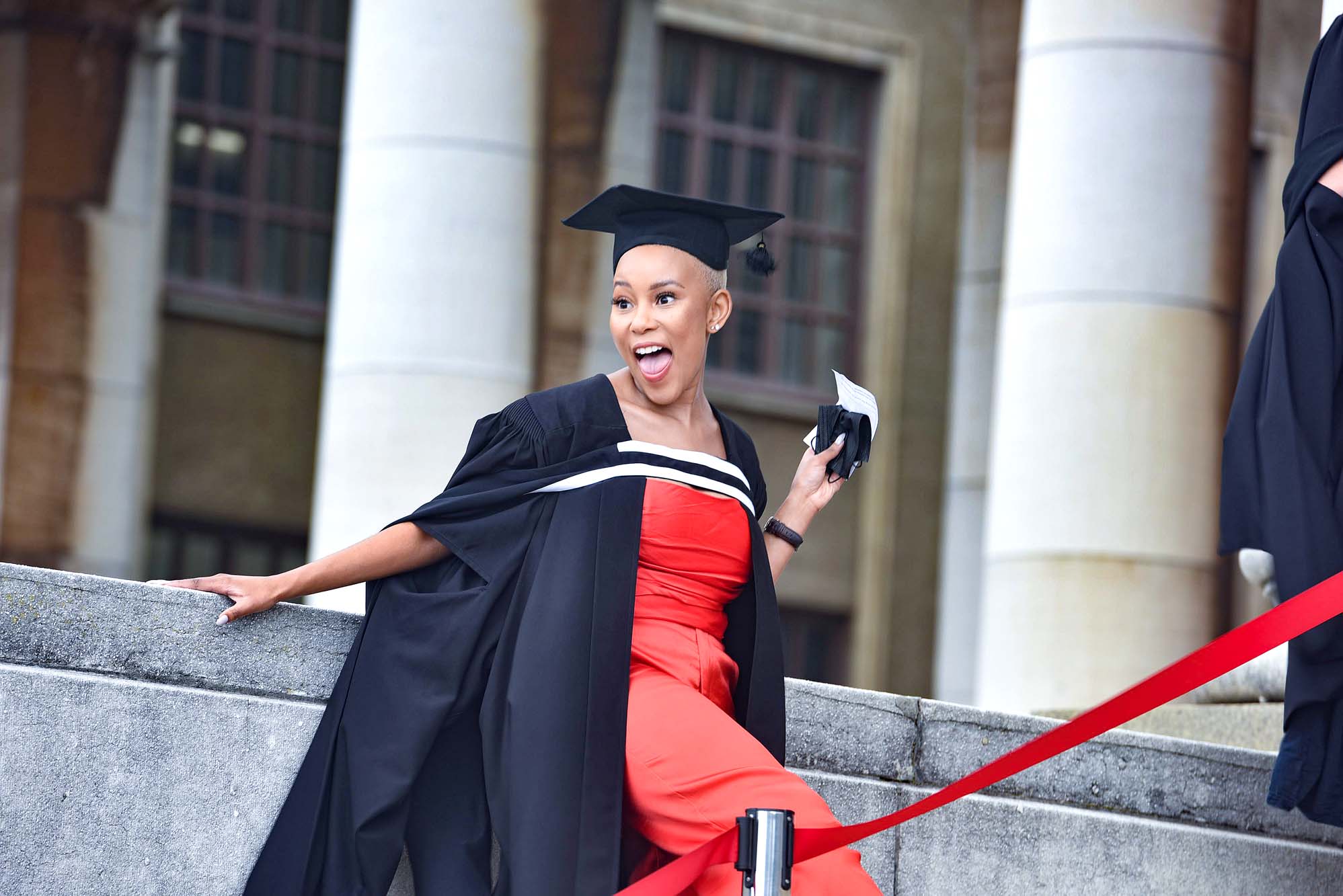 The Commerce and Humanities faculties had their graduation walk  of celebration on 13 December 2021 on the steps in front of the Sarah Baartman Hall as a ceremonial and symbolic gesture of their graduation, recognising that COVID-19 has changed the university&rsquo;s usual ways of celebrating graduation.