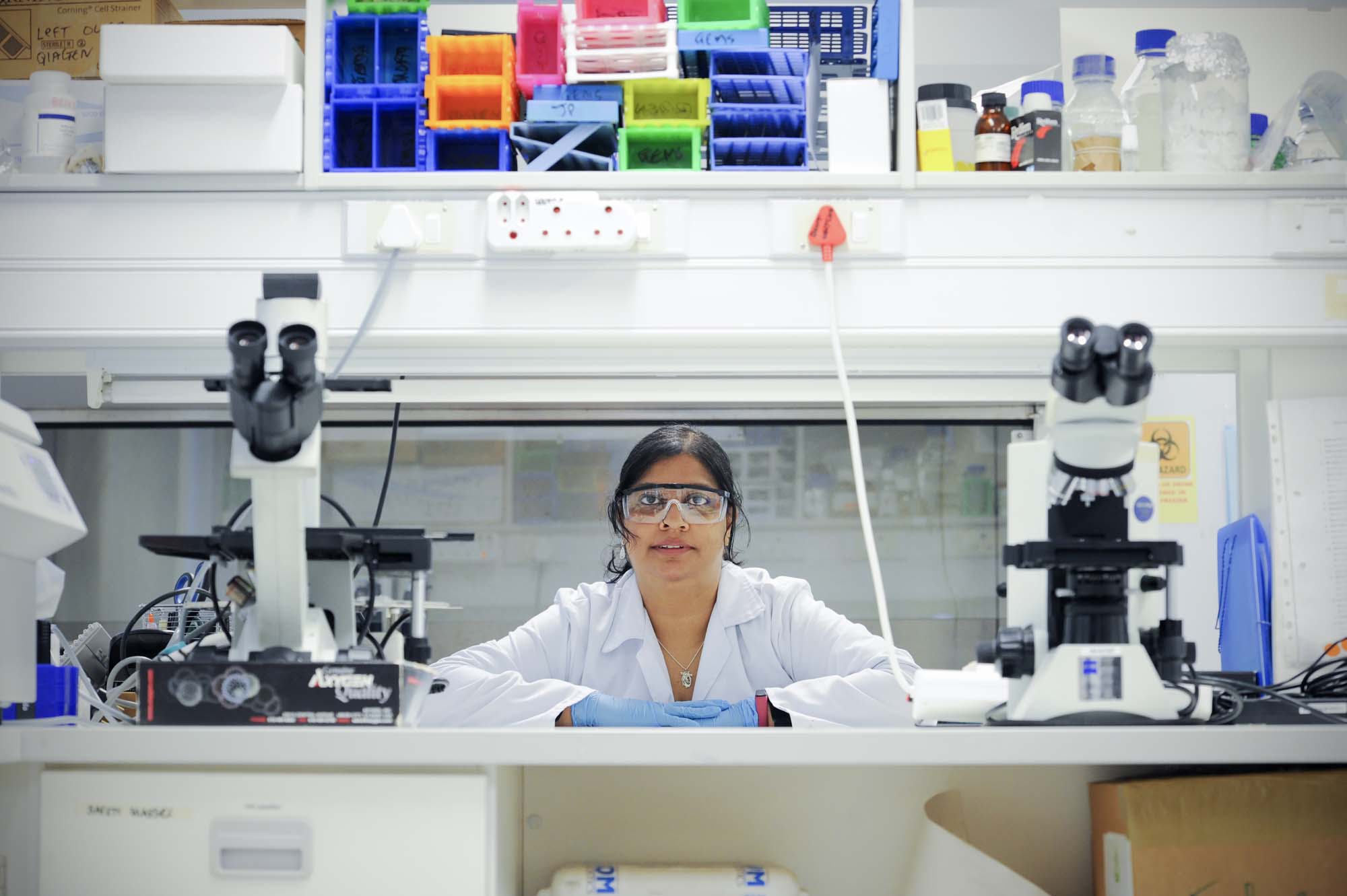 Rubina Bunjun received the Gudson Clinical Science award. Bunjun is the first recipent from an African university. Photographed at the Falmouth Building located at the Faculty of Health Sciences.