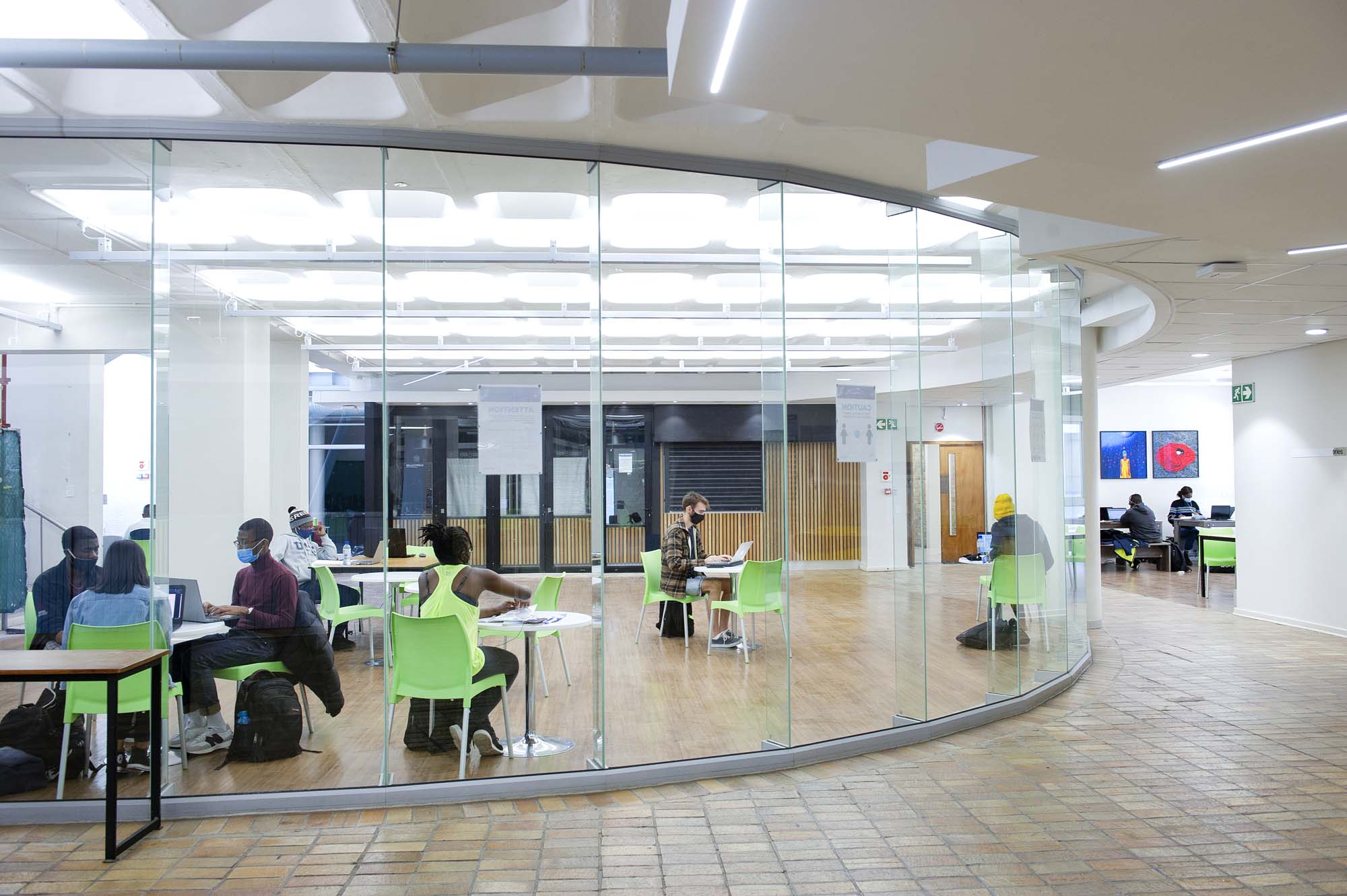 The interior of Menzies building, which houses the Faculty of Engineering &amp; the Built Environment on upper campus.