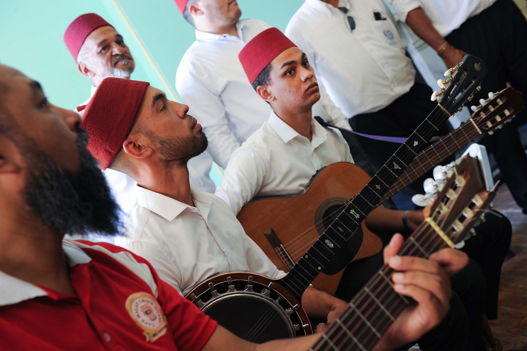 A performance lecture during the Summer School followed by a walkabout in the Cape Muslim & Slave Heritage Museum, located at the Castle of Good Hope. Photo Lerato Maduna.