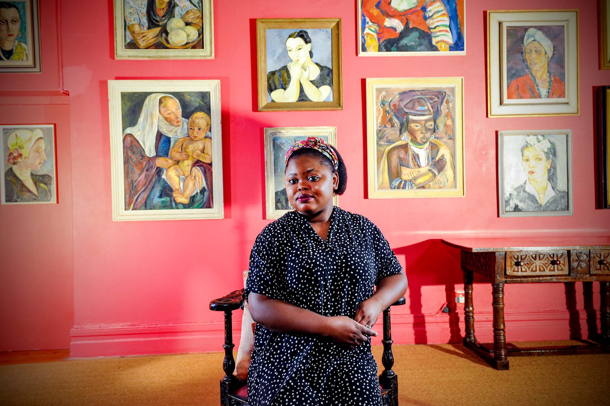 Nobukho Nqaba, an MFA student, curator and education programme coordinator at the Irma Stern Museum. Photo Lerato Maduna.