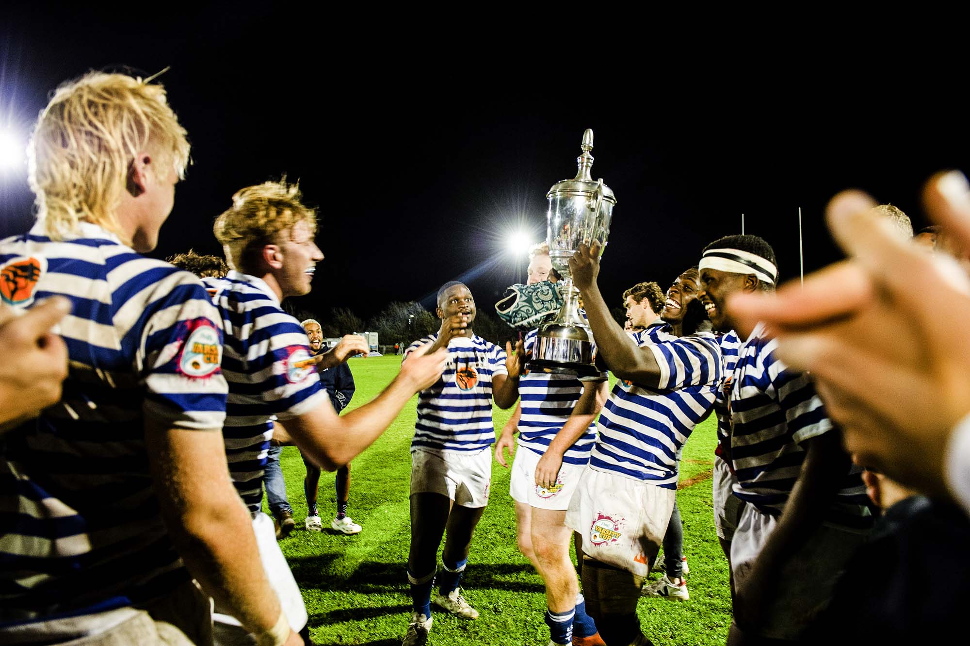 UCT’s Rugby team, the Ikeys, won the Varsity Cup final, playing against Maties. It was a home-ground win for the Ikeys. Photo Lerato Maduna.