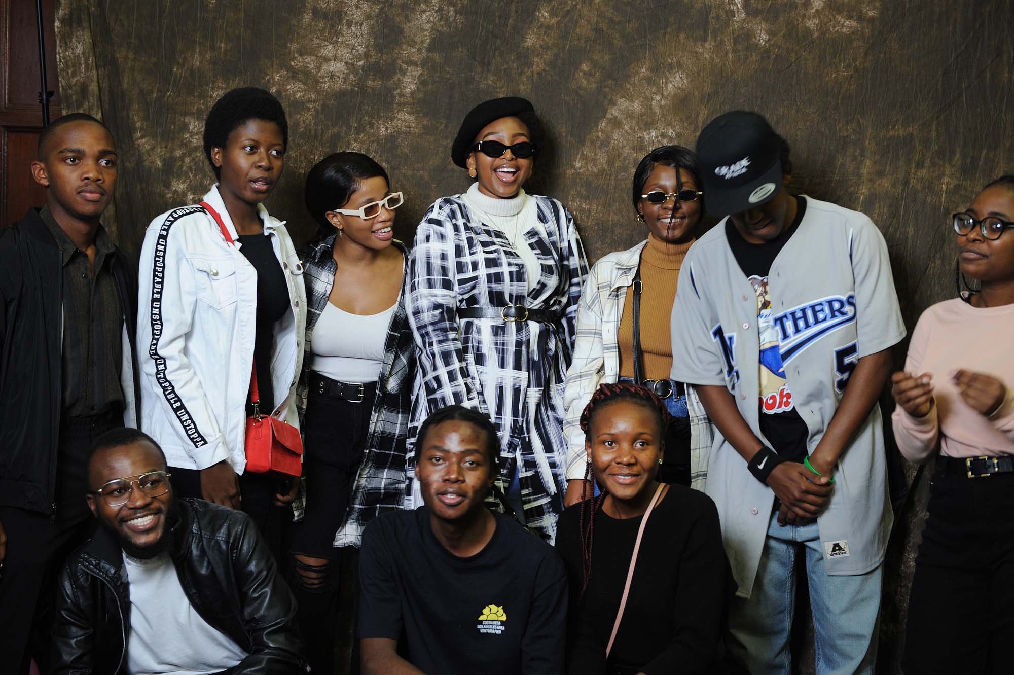 A photo booth moment during a party hosted by the Department of Student Affairs to thank orientation leaders who helped with first- years. The event was held inside the Moly Blackburn Hall on upper campus. Photo Lerato Maduna.