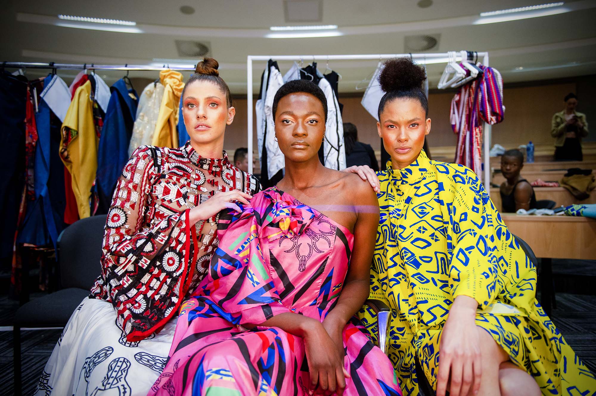 The 2022 SRC leadership held its Afrifund fashion fundraiser at the UCT GSB to raise funds for African International students in collaboration with Africa Fashion International. UCT Chancellor Dr Precious Moloi-Motsepe showed support by donating R3 Million to their fund. Photo Lerato Maduna.