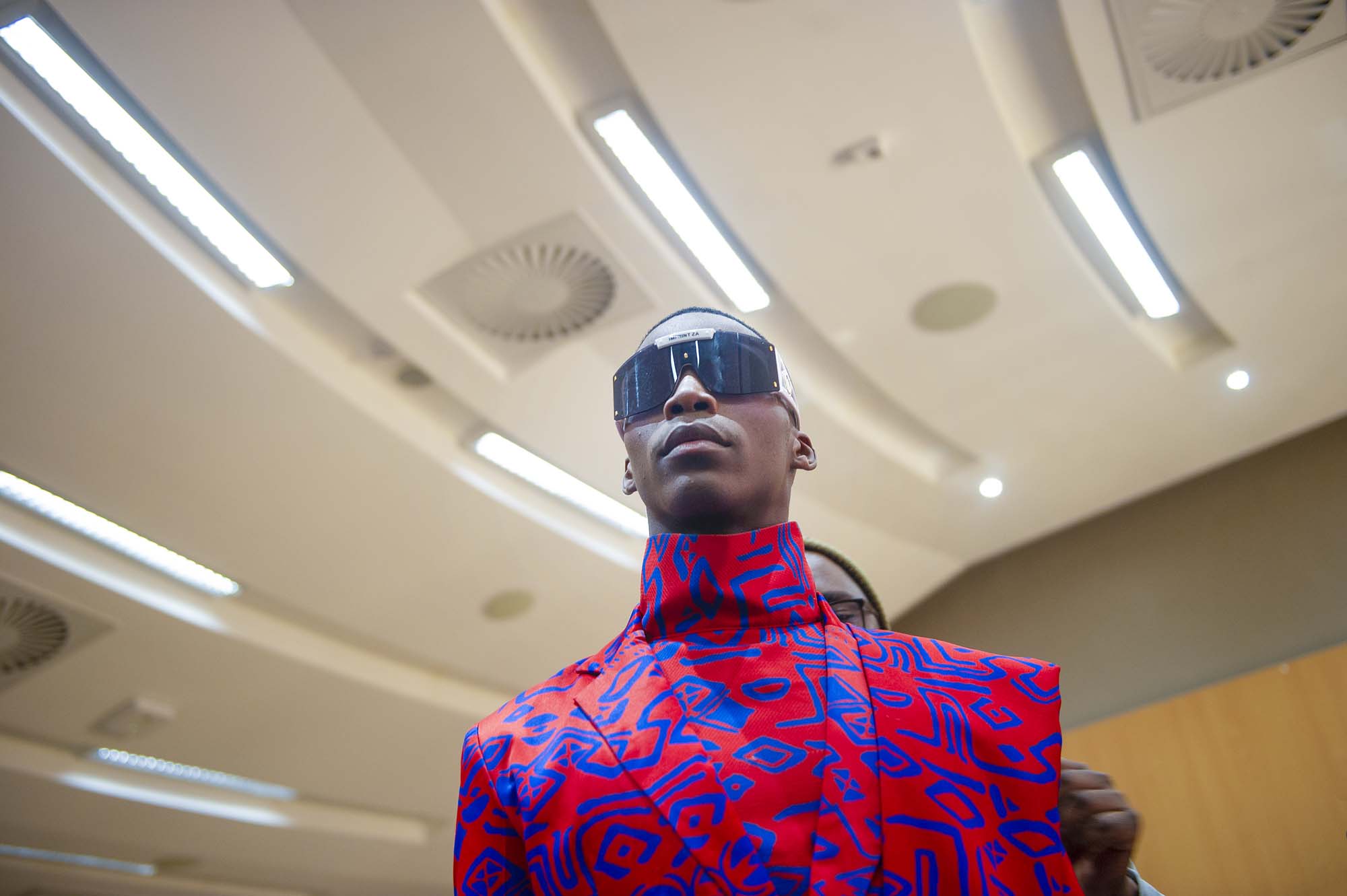 The 2022 SRC leadership held its Afrifund fashion fundraiser at the UCT GSB to raise funds for African International students in collaboration with Africa Fashion International. UCT Chancellor Dr Precious Moloi-Motsepe showed support by donating R3 Million to their fund. Photo Lerato Maduna.