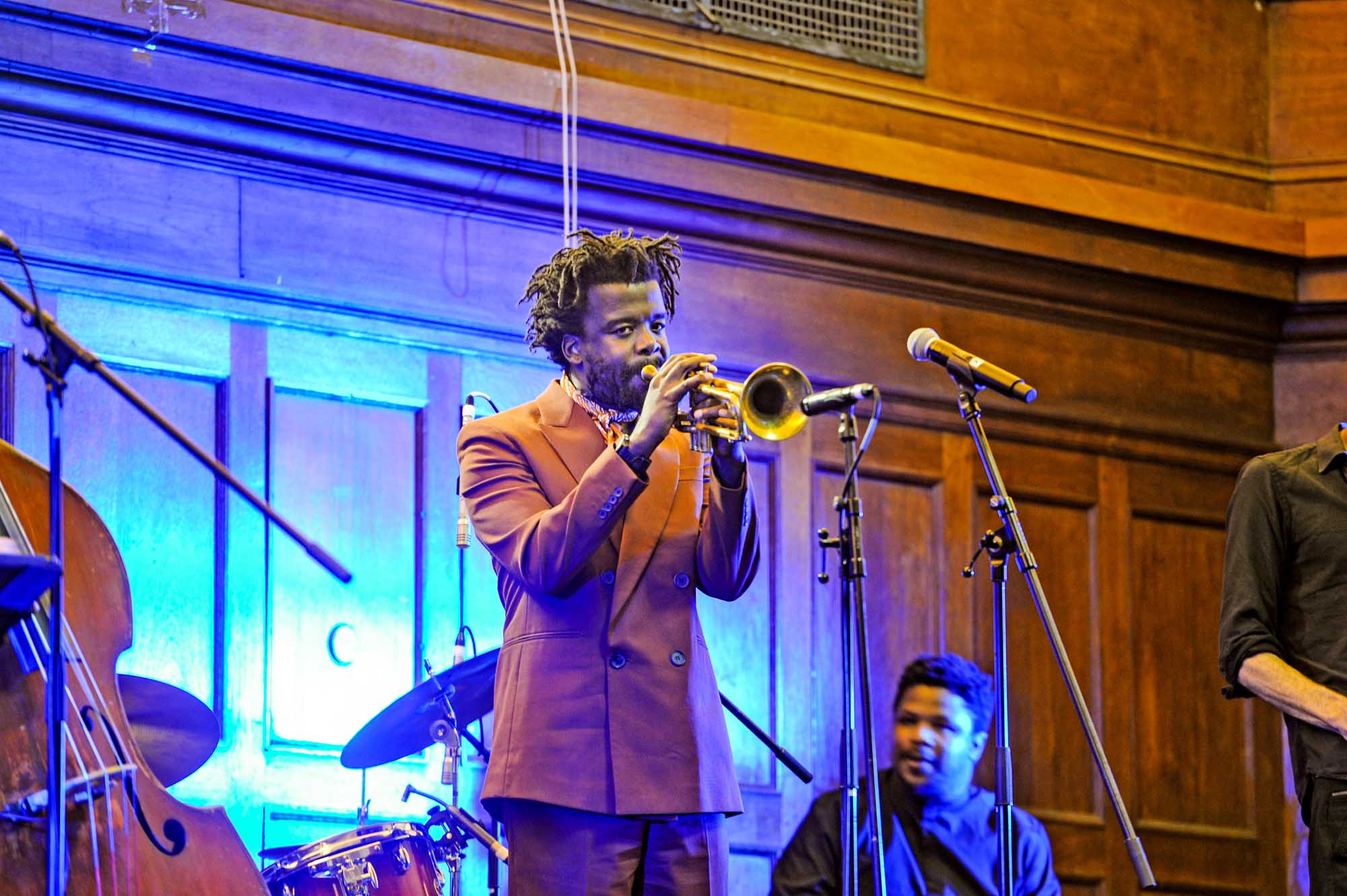 Mandisi Dyantyis performed at the University of the Future event, which was hosted by the Students’ Representative Council (SRC) and the steering committee, and provided an exciting opportunity to rethink, redesign and realign our current infrastructure and services in response to the Call for Ideas on 9 September.