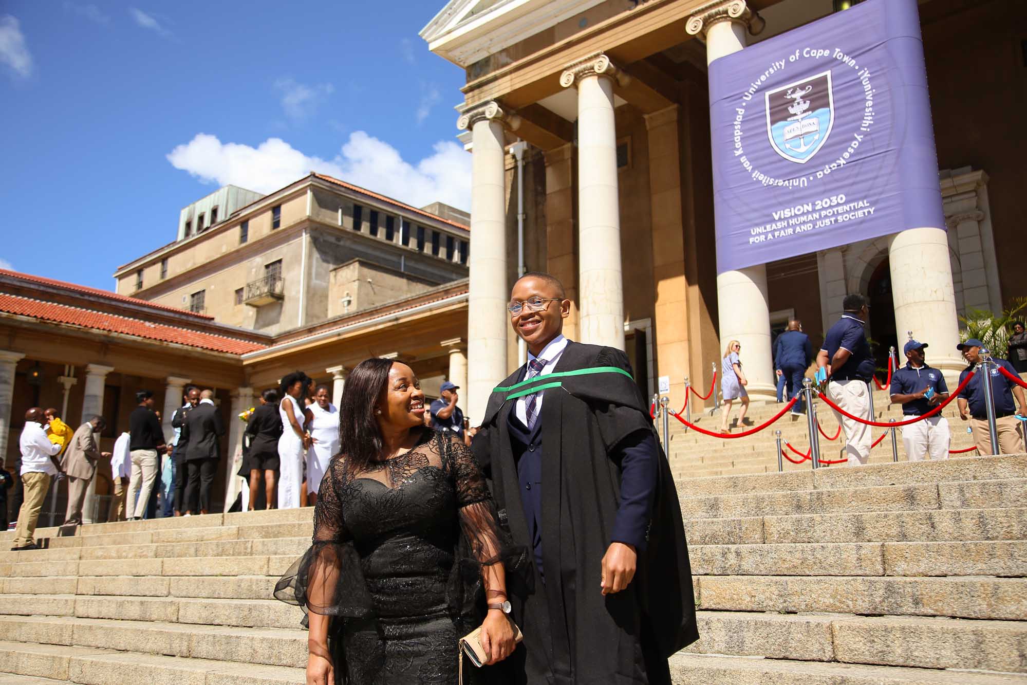 UCT Faculty of Engineering & the Built Environment graduation ceremony at the Sarah Baartman Hall on 14 December.