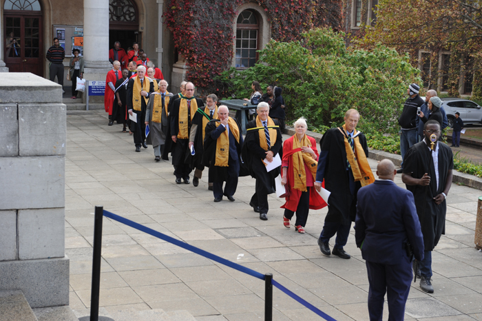 Among the invitees were Golden Graduates, alumni who have kept in touch with UCT since they graduated in 1966.