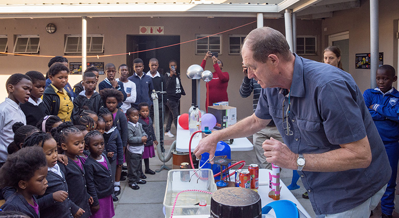 Book launch inspires budding scientists