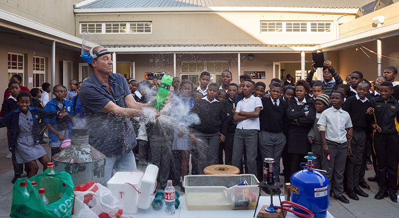 Book launch inspires budding scientists