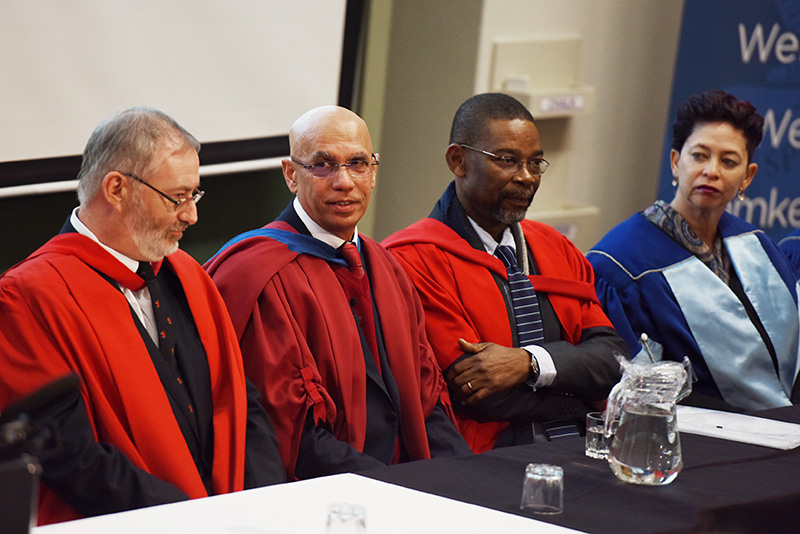 Prof Shahid Vawda at his Vice-Chancellor's Inaugural Lecture