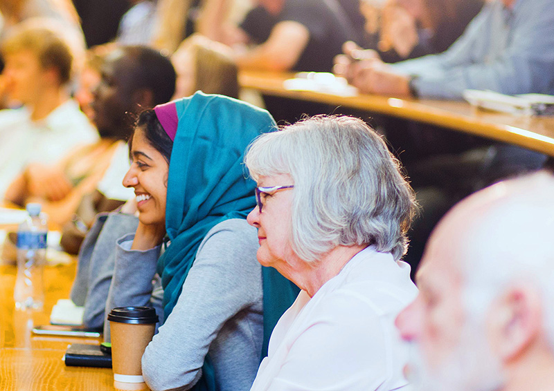 A capacity crowd turned out to hear Prof Neil Armitage deliver his inaugural lecture